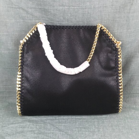 NWT Stella Mccartney Falabella Tote Bag Black - Picture 3 of 12